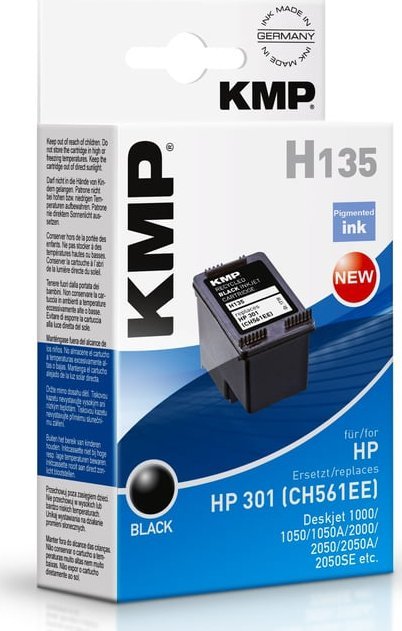 KMP H135 ink cartridge black compatible with HP CH 561 EE