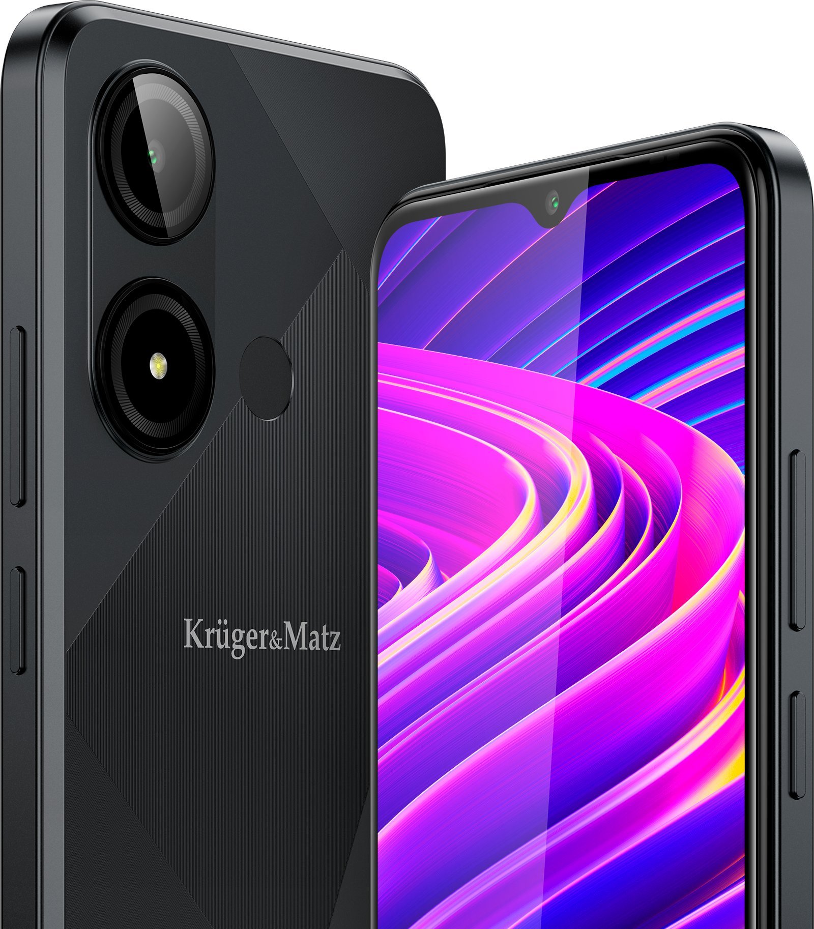 Smartfon Kruger&Matz Flow 11 4/64GB Czarny  (KM05003-B) KM05003-B (5901890108126) Mobilais Telefons