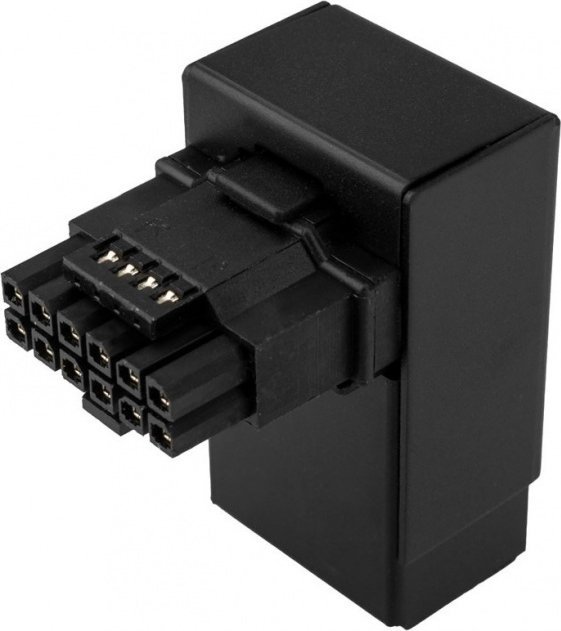 Kolink Core Pro 12V-2x6 90 Grad Adapter - Typ 1, schwarz aksesuārs datorkorpusiem