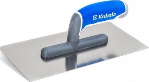 Kubala STAINLESS STEEL TROWEL 130*270 SMOOTH ROUNDED CORNERS G-27 (1 PCS)