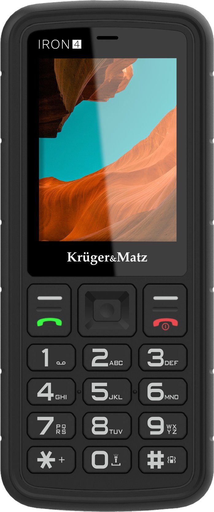 Kruger&Matz IRON 4 4G phone Mobilais Telefons Kruger&Matz IRON 4 4G phone Mobilais Telefons