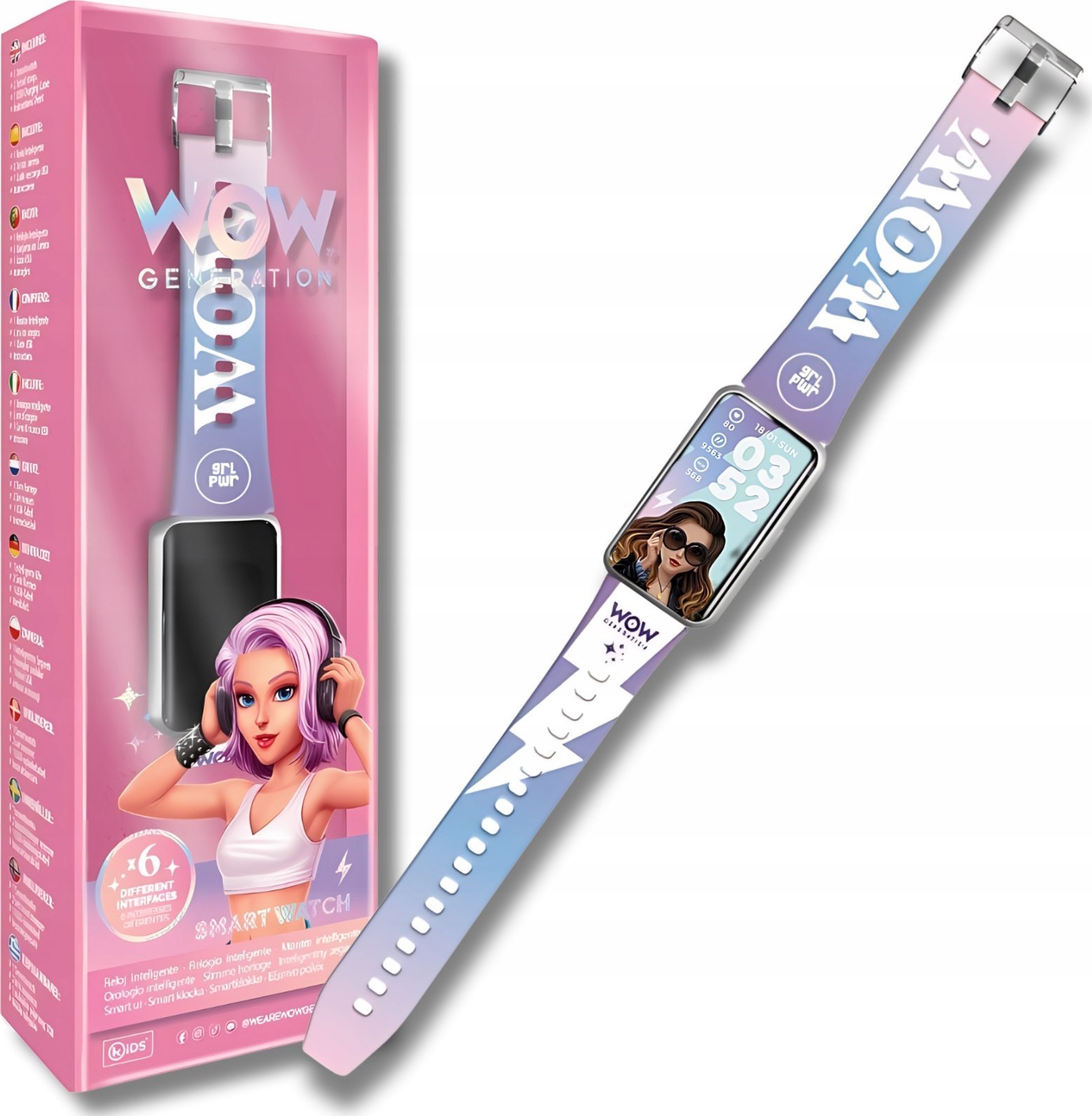 Smartwatch Kids Euroswan Smartwatch Smartband watch WoW Generation WOW00025 Kids Euroswan WOW00025 (8435507867191) Viedais pulkstenis, smartwatch Smartwatch Kids Euroswan Smartwatch Smartband watch WoW Generation WOW00025 Kids Euroswan WOW00025 (8435507867191) Viedais pulkstenis, smartwatch