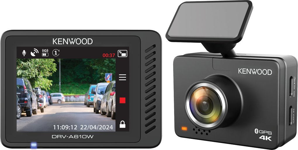 Kamera Kenwood Kenwood DRV-A610W 4K UHD DashCam 12/24V/App/ 64GB microSD sporta kamera