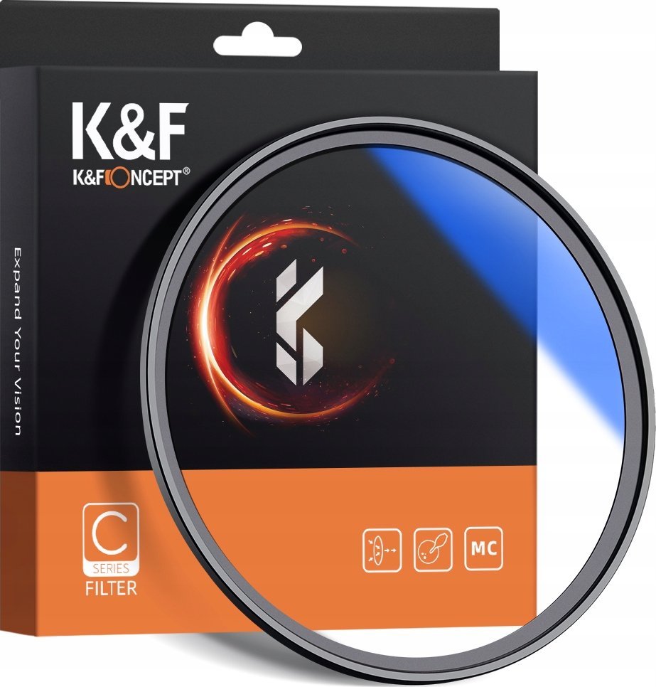 K&F UV Filter K&F 52mm Blue Multi Coating UV Filtrs