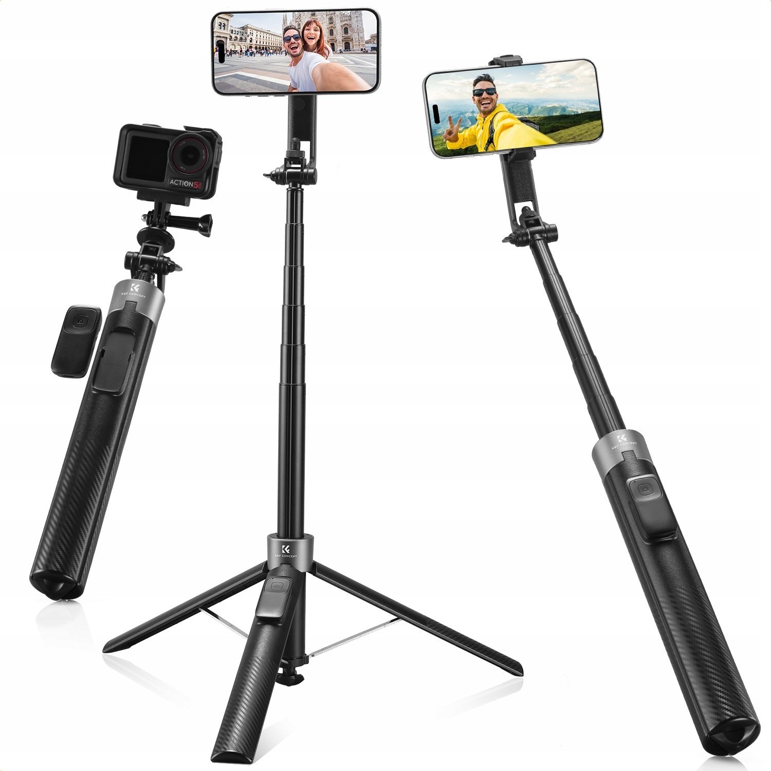 Selfie Stick Tripod 180 Cm Magnetic