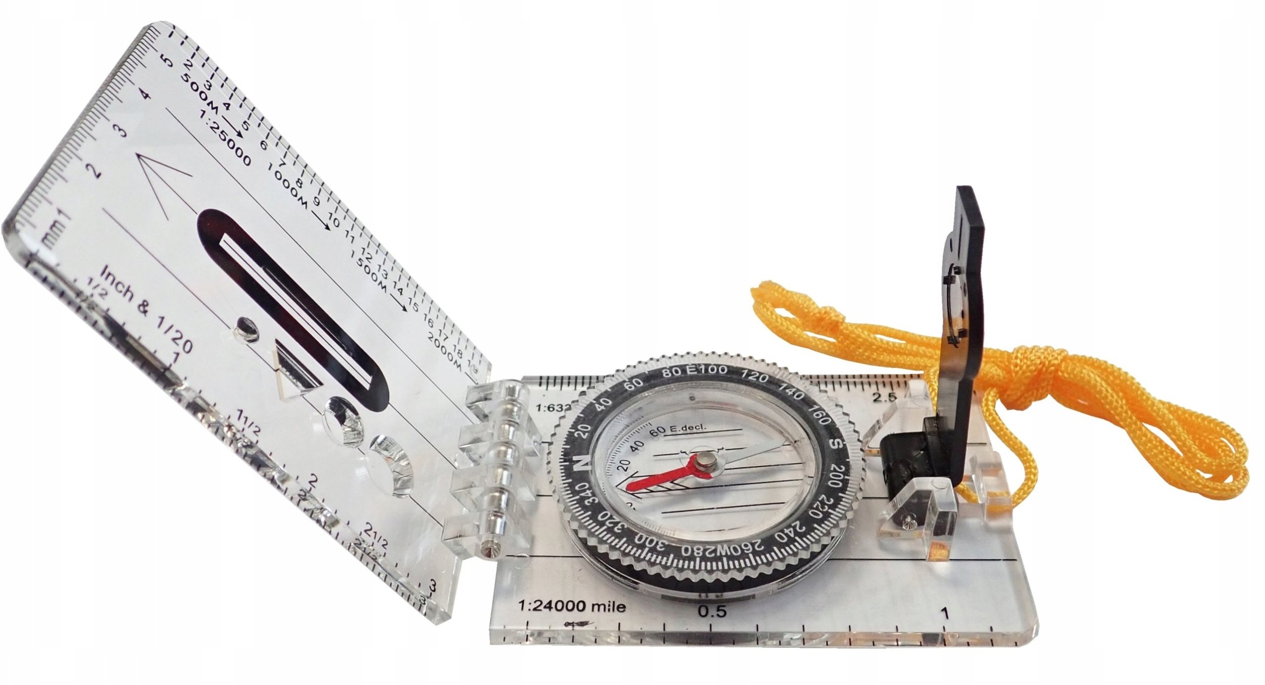Kubisport Kompas buzola wielofunkcyjny skladany z