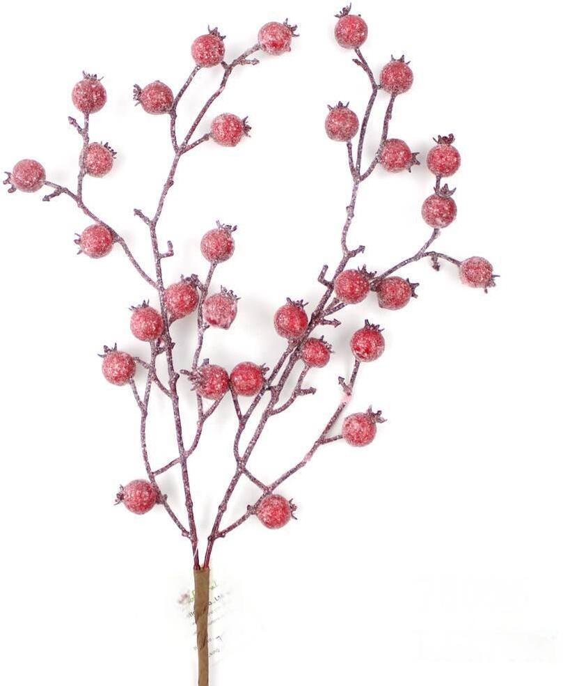 Kwiatydonice Branch artificial with red berries