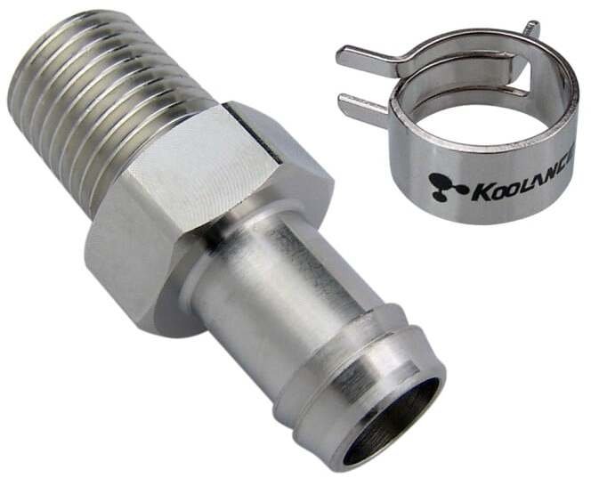 Koolance Barb fitting  10mm inner diameter