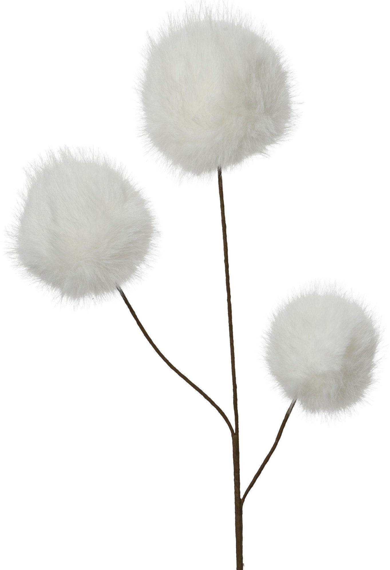 Kwiatydonice Branch decorative with fluff 70CM