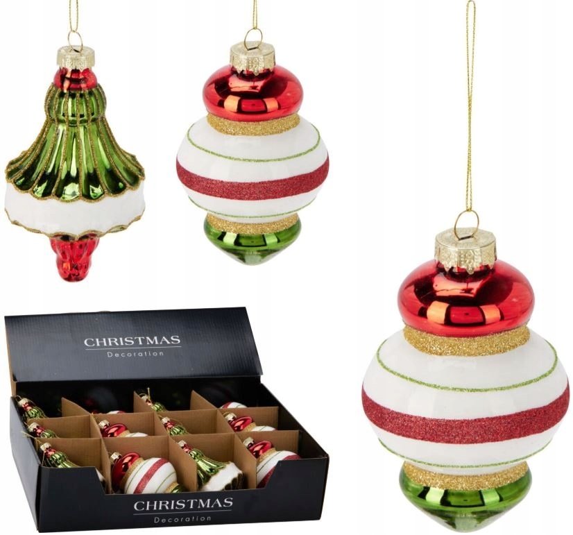 Klass Ornament glass 7X12CM 600447012 (8721037672740)
