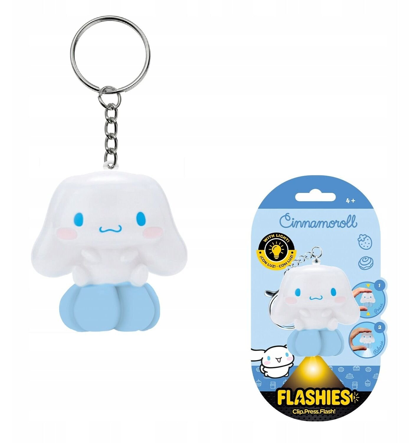 Breloczek KIDS Brelok Latarka Cinnamoroll Led