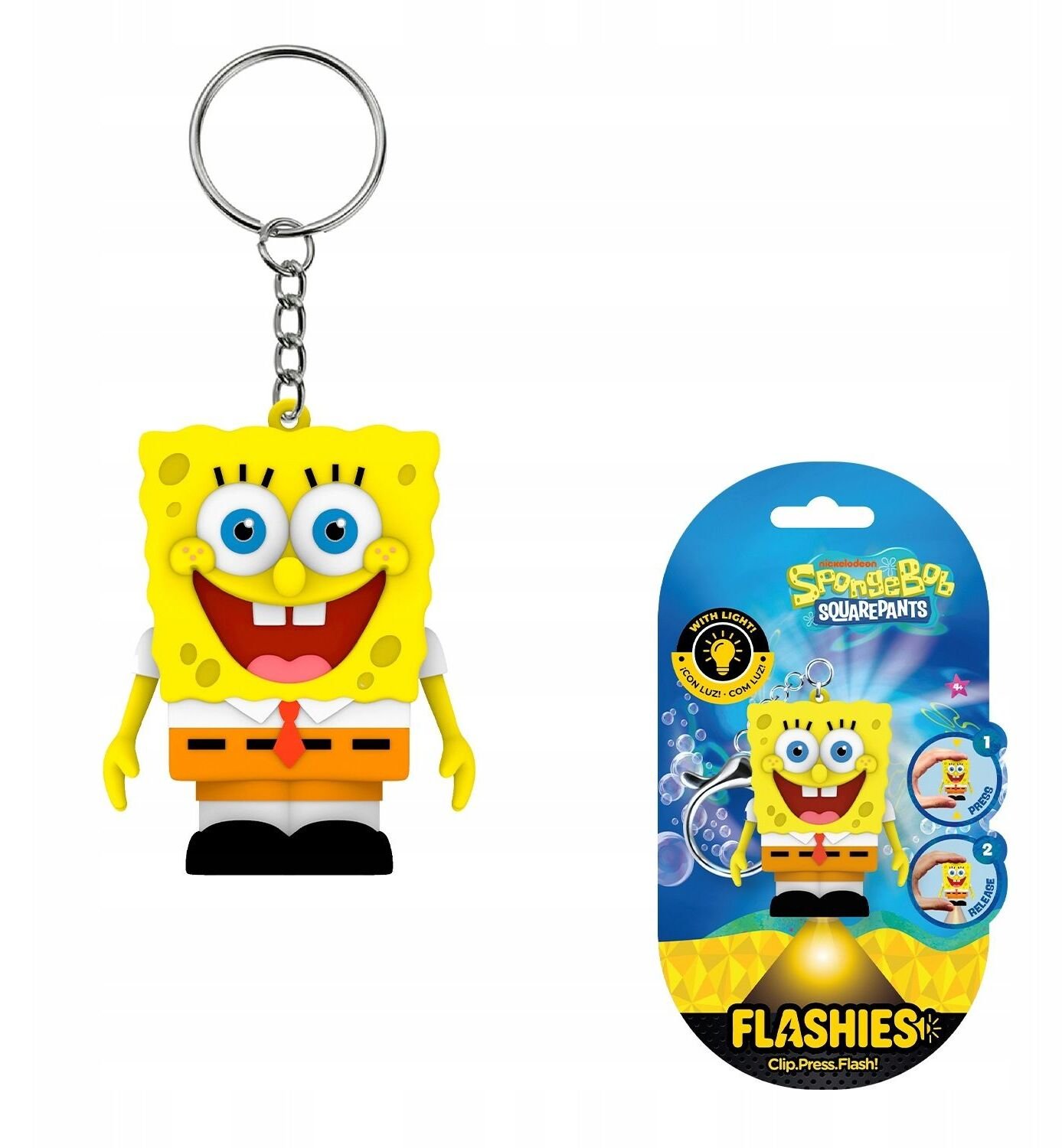 Breloczek KIDS Brelok Latarka Spongebob Kanciastoporty