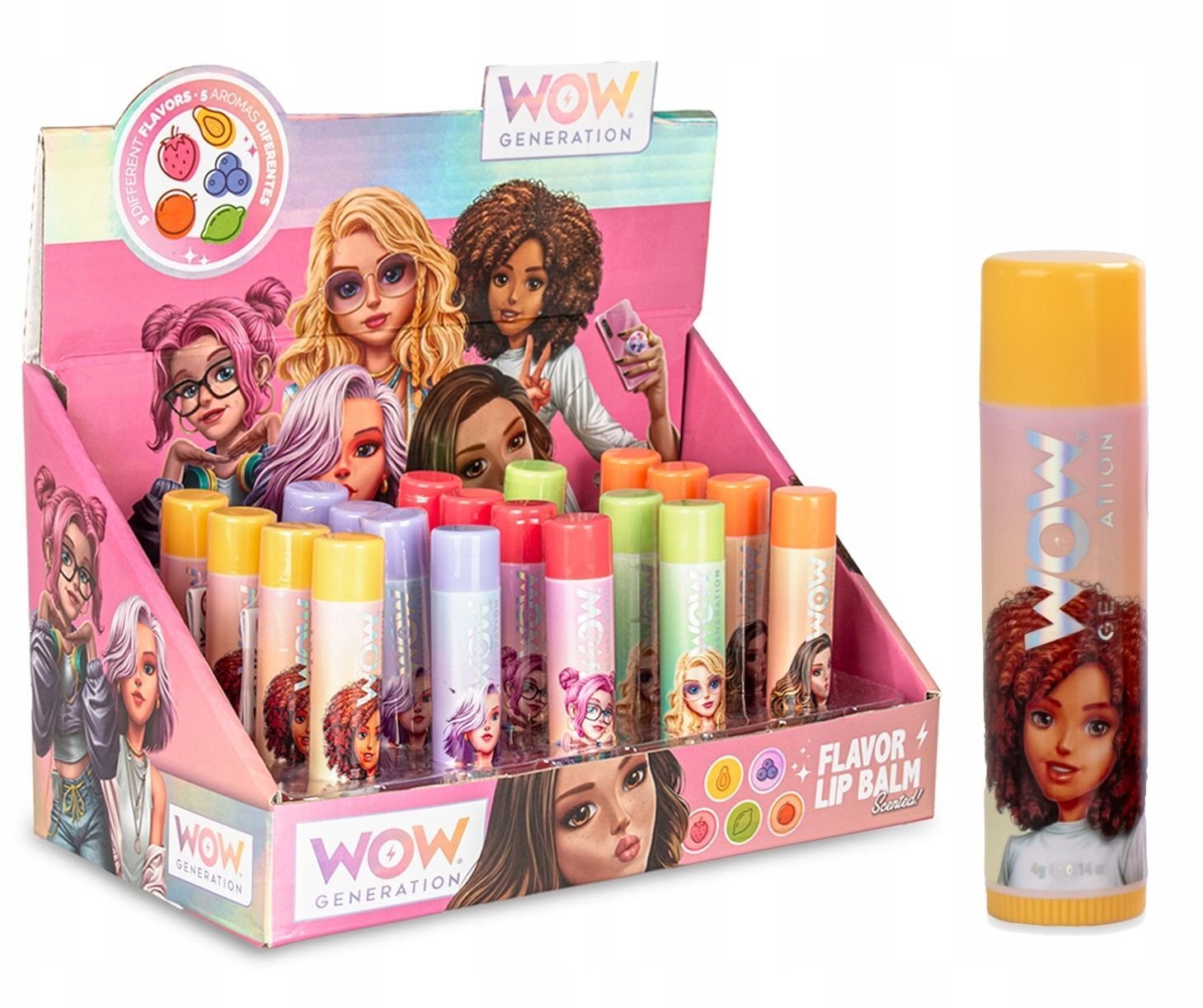 KIDS Pomadka Nawilzajaca Wow Pielegnacja Smakowa