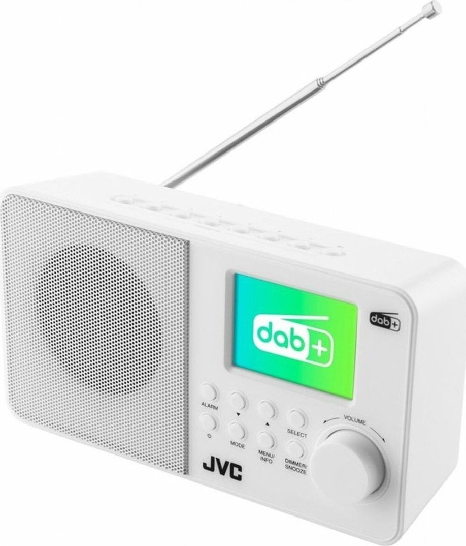 Radio JVC DAB RA-E611W-DAB white magnetola