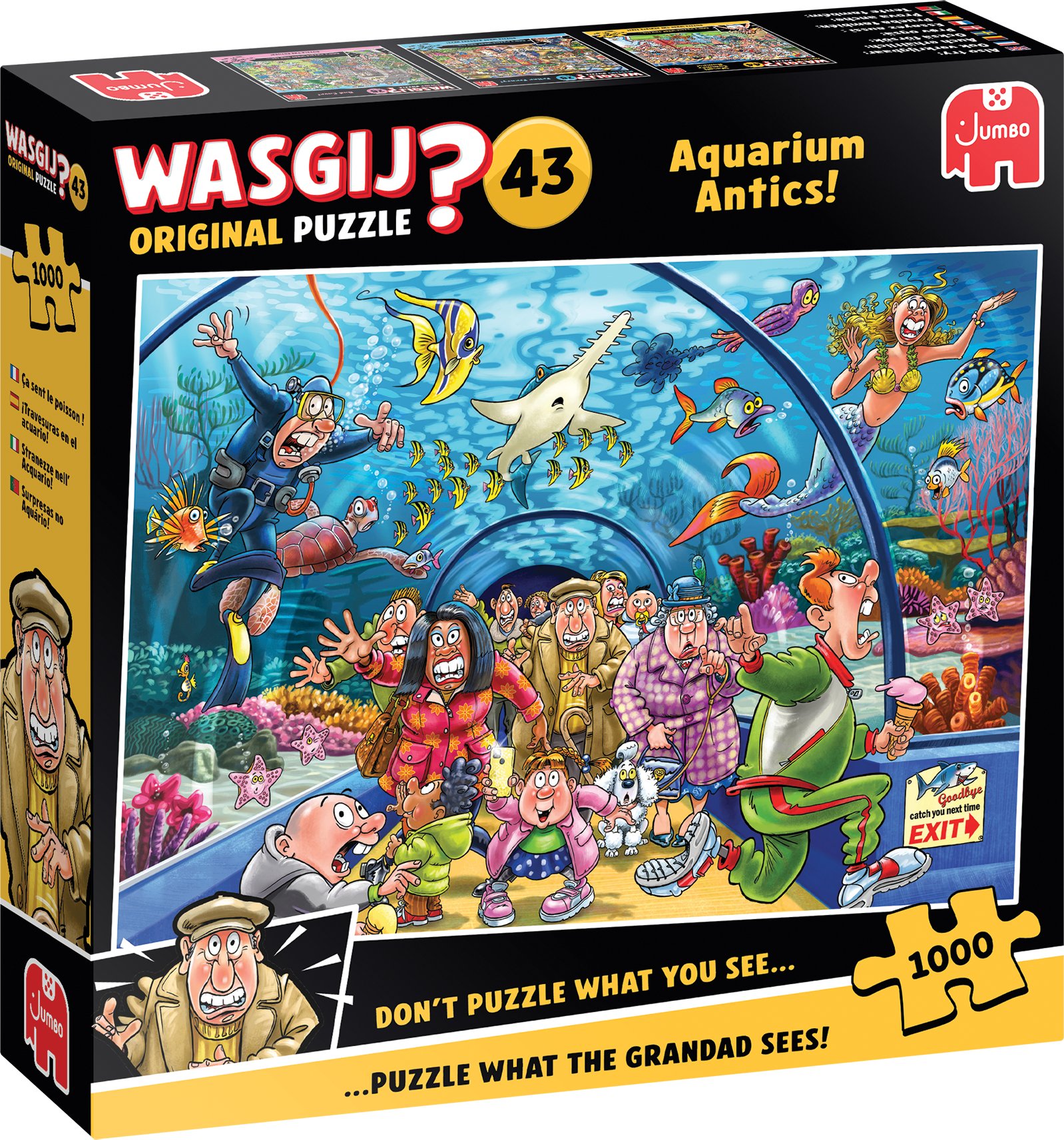 Wasgij - Original 43: Aquarium Antics (1000 pieces) /Puzzles puzle, puzzle