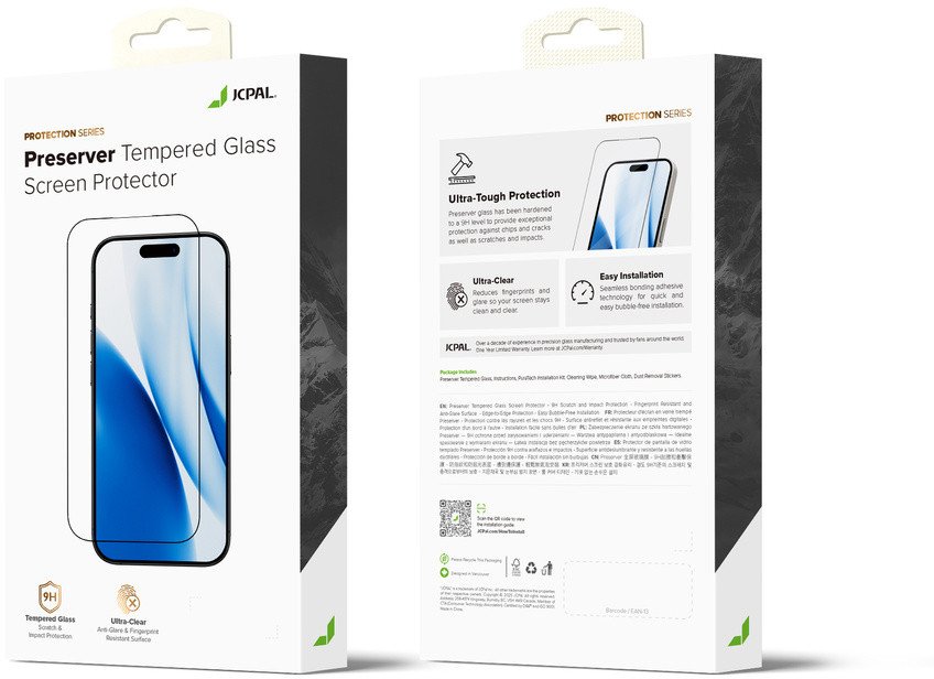 Jcpal JCPal Szklo Hartowane Preserver Glass Protector iPhone 17 6954661873272 (6954661873272) aizsardzība ekrānam mobilajiem telefoniem Jcpal JCPal Szklo Hartowane Preserver Glass Protector iPhone 17 6954661873272 (6954661873272) aizsardzība ekrānam mobilajiem telefoniem