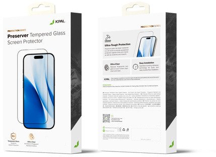 Jcpal JCPal Szklo Hartowane Preserver Glass Protector iPhone 17 Pro 6954661873296 (6954661873296) aizsardzība ekrānam mobilajiem telefoniem