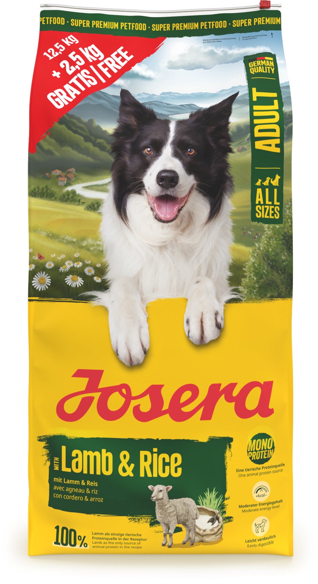 Josera Adult Lamb  Rice 12 5+2