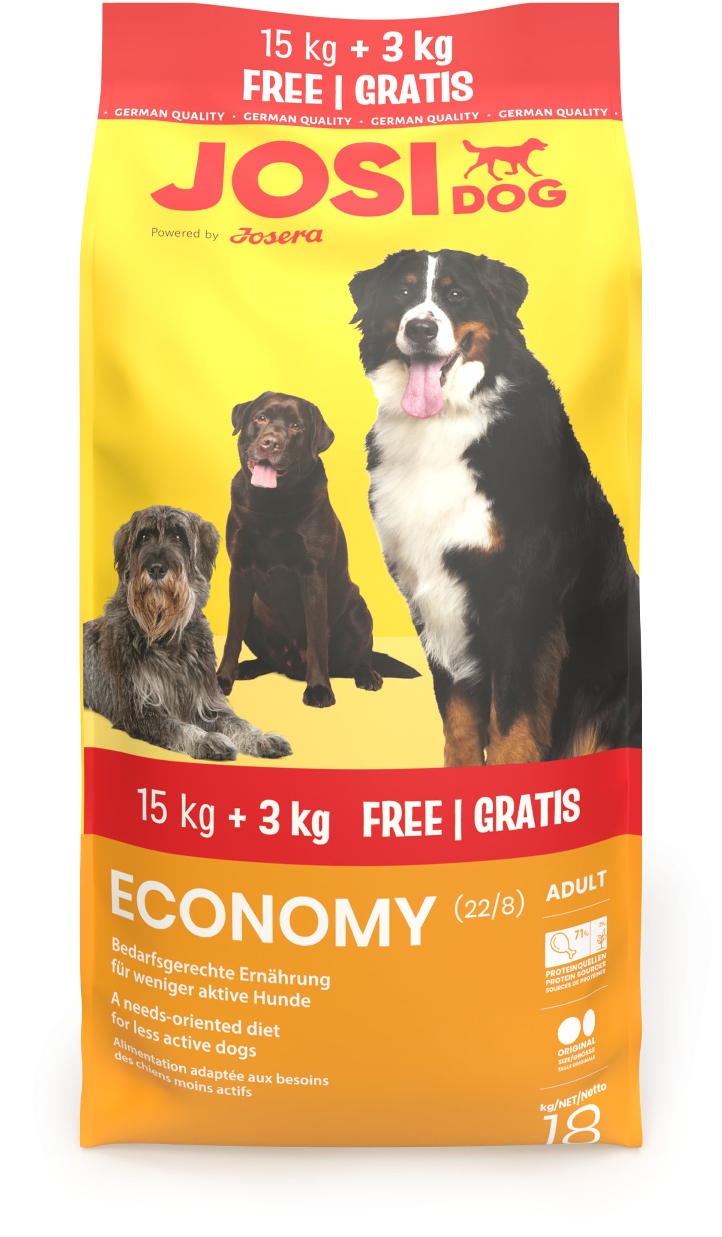 Josera JosiDog Economy 15+3kg 50015947 (4032254795995)