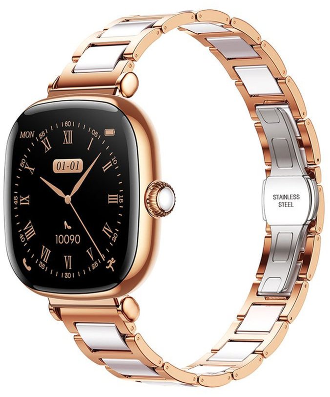 Smartwatch Joyroom Smartwatch Starlight JR-FS1 z mozliwoscia odbierania polaczen - zloty 6956116791094 (6956116791094) Viedais pulkstenis, smartwatch Smartwatch Joyroom Smartwatch Starlight JR-FS1 z mozliwoscia odbierania polaczen - zloty 6956116791094 (6956116791094) Viedais pulkstenis, smartwatch