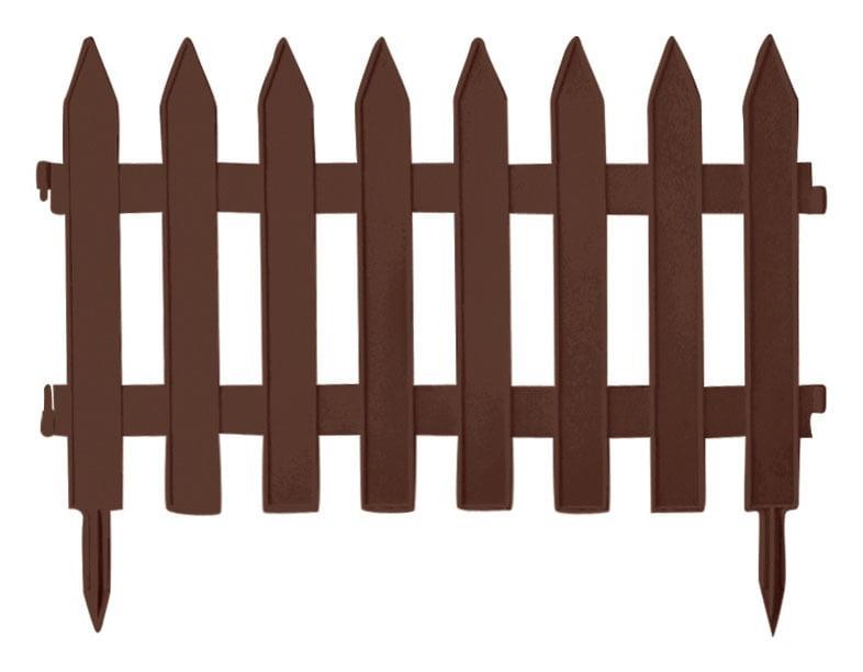 GARDEN FENCE IPLSU 35X322 CM BROWN