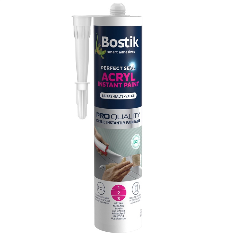 BOSTIK ACR INST PAINT 300ML WIT