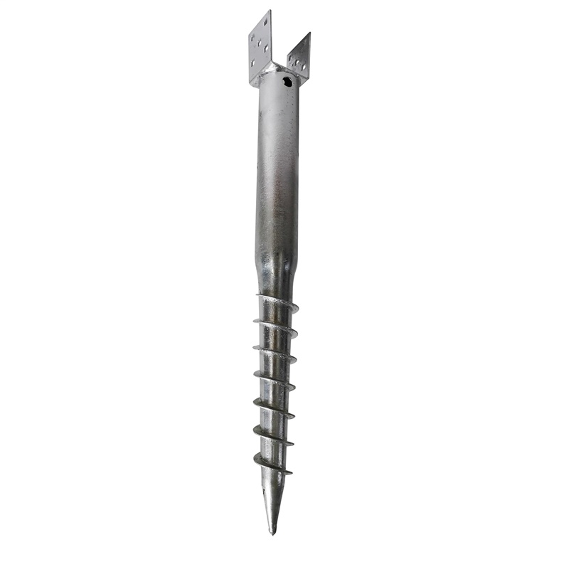 U FORM SCREW POLE 101X70X120X865MM ZINC