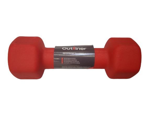 Outliner NEOPRENE HEXDUMBBELL YLDB04B 2KG Red hanteles