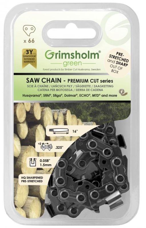 SAW CHAIN PREMIUM CUT66 DL325"058"