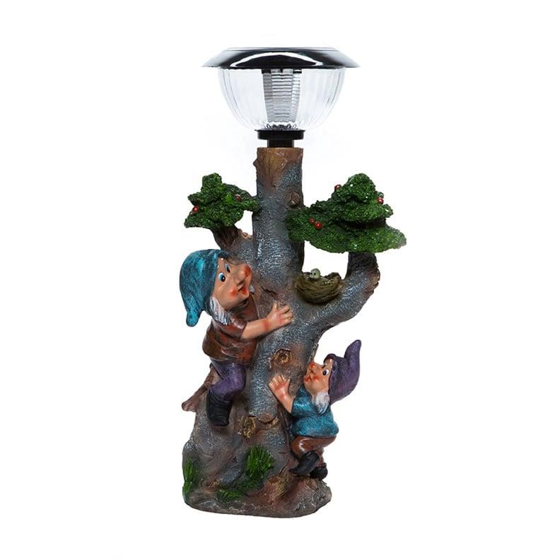 DECOR 2 DWARFS UNDER TREE 23