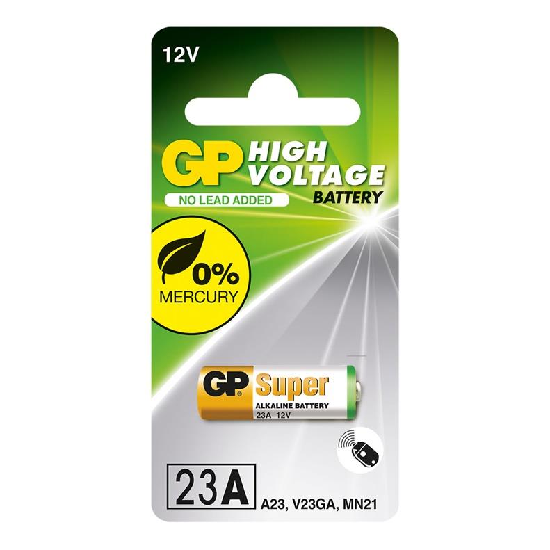 BATTERY SUPER ALKALINE A23 12V GPPBA23AS000