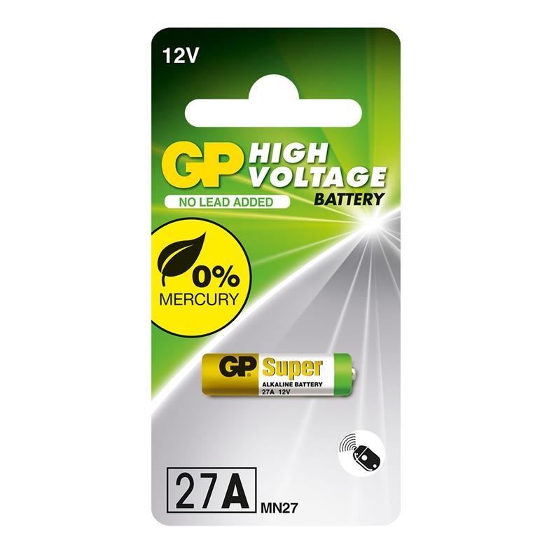 BATTERY SUPER ALKALINE A27 12V GPPBA27AS000