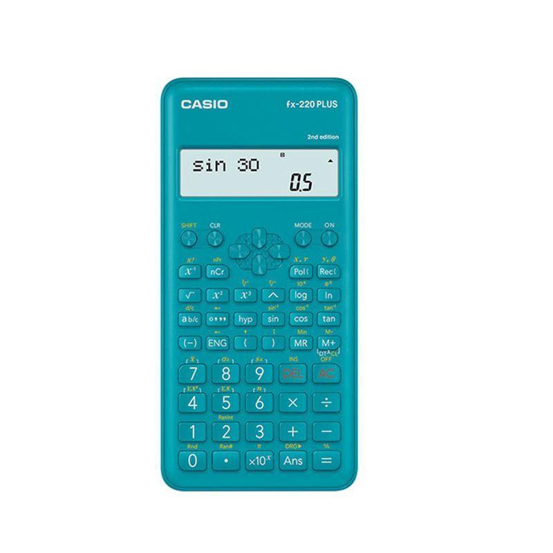 CASIO SCIENTIFIC CALCULATOR FX-220PLUS-2 BLUE, 12-DIGIT DISPLAY kalkulators