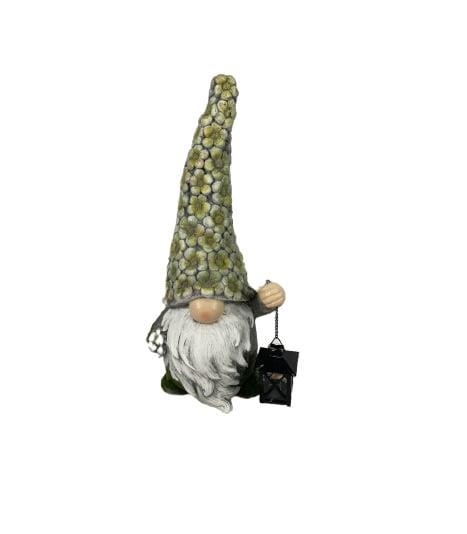 DECORATION GNOME WITH LANTERN 25X20X56CM YSJ21018B