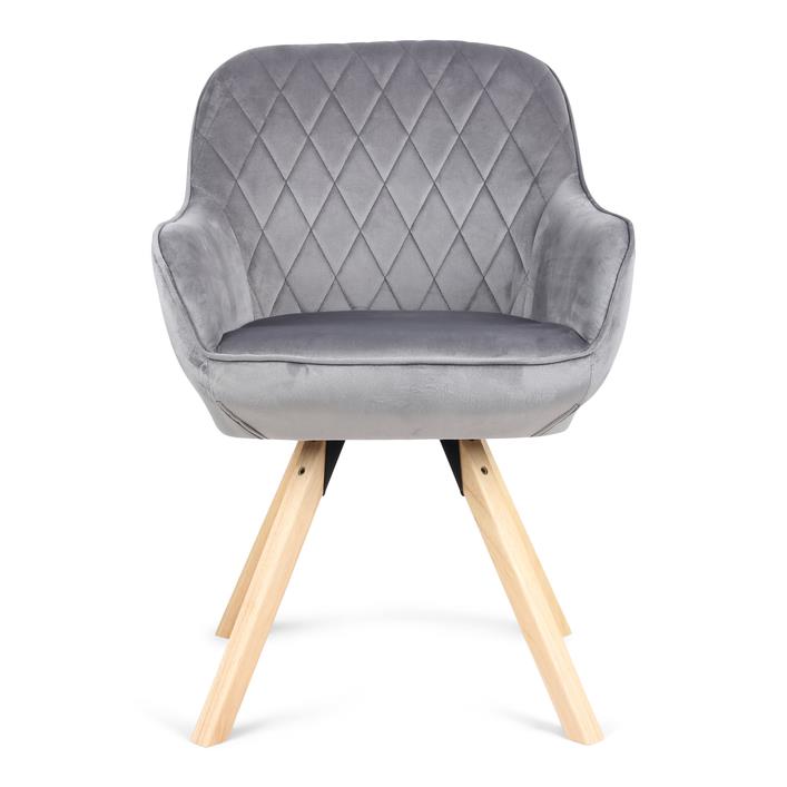 CHAIR DAINING BAGO 84X59X61CM GREY