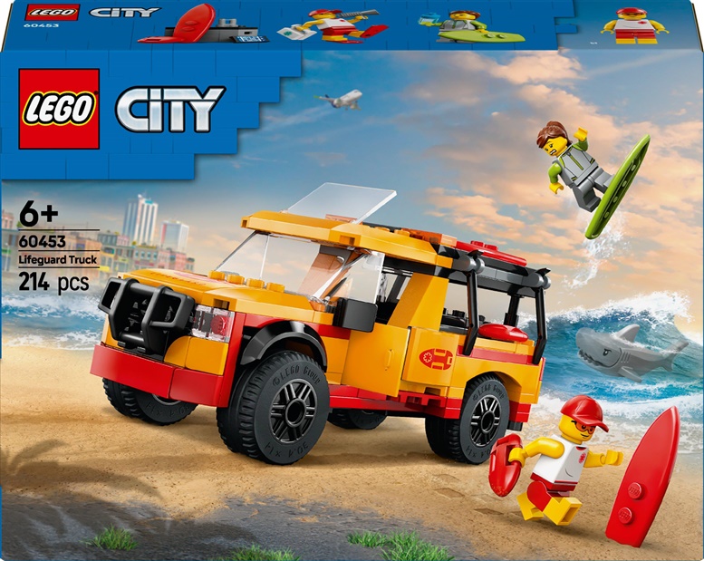 LEGO CITY 60453 Lifeguard Beach Rescue Truck LEGO konstruktors