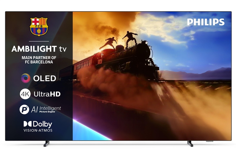 Philips OLED 4K Ambilight TV | 55OLED770/12 | 55 | Smart TV | TITAN OS | UHD | Grey LED Televizors