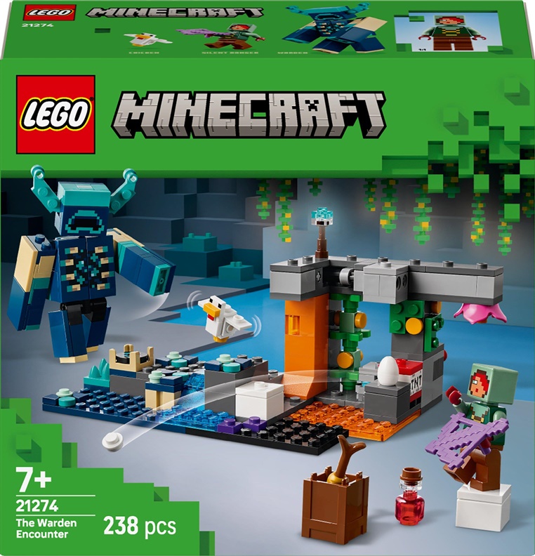 LEGO MINECRAFT 21274 The Warden Encounter LEGO konstruktors