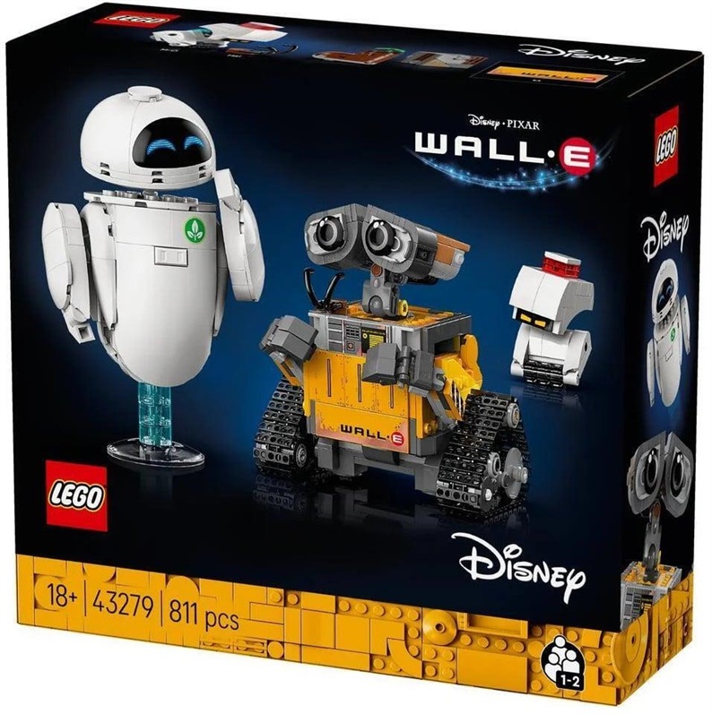 LEGO Disney Pixar 43279 Wall-E I Ewa LEGO konstruktors