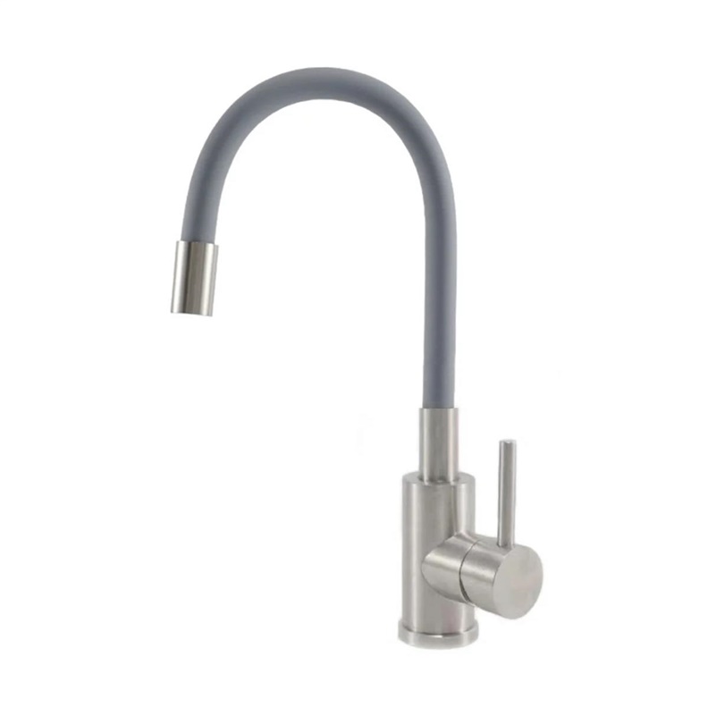 KITCHEN MIXER WITH GREY TUBE THEMA
