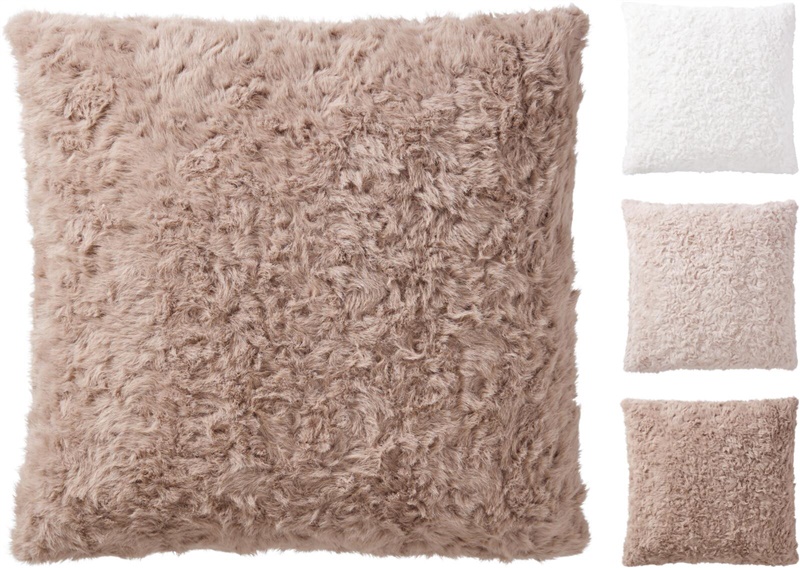 CUSHION FAUXFUR 45X45CM MIX-3 AAE825680 (8721461061523)