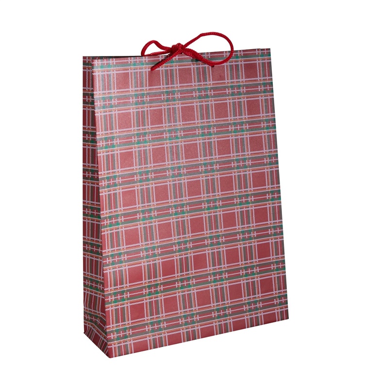 GIFT BAG CHECK 25X35CM ABD112040 (8721461132544)