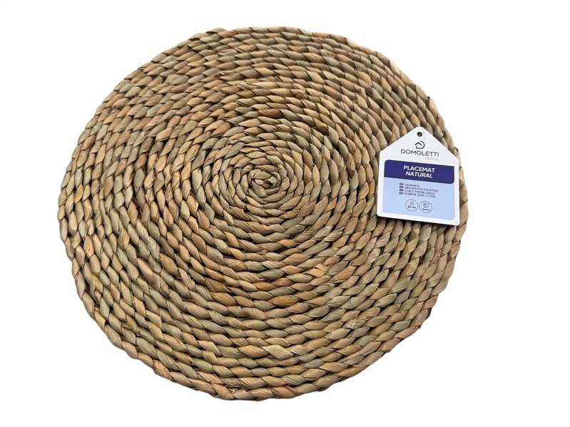 PLACEMAT NATURAL CATTALE BEIGE D30CM KSKHLG-240