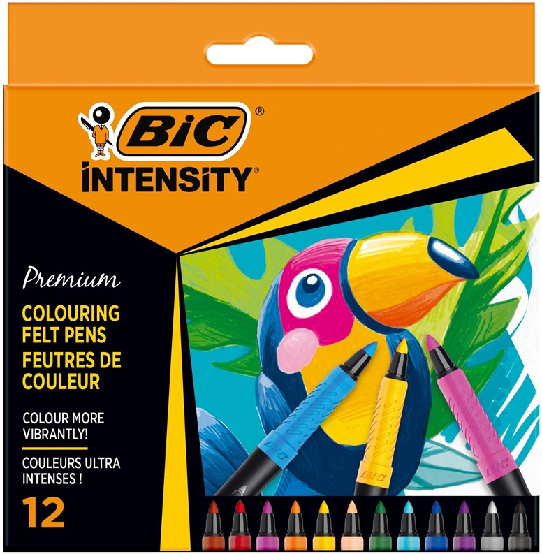 PENS FELT BIC INTENSITY FINE 12