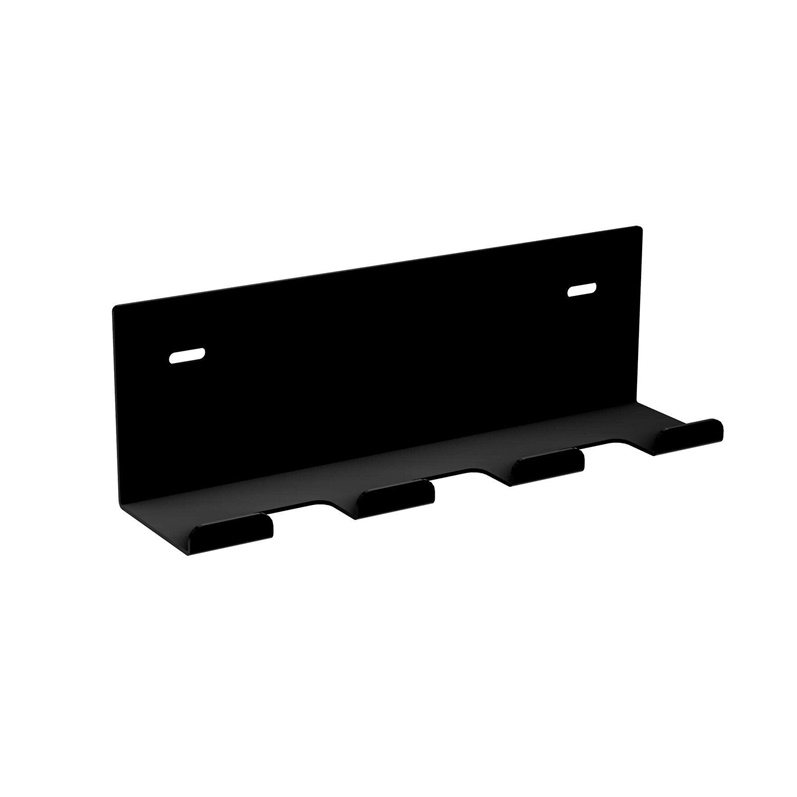 METAL SHELF WITH 4 HOOKS FOR