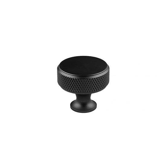ALUM. KNOB 30MM. MATT BLACK 7-751