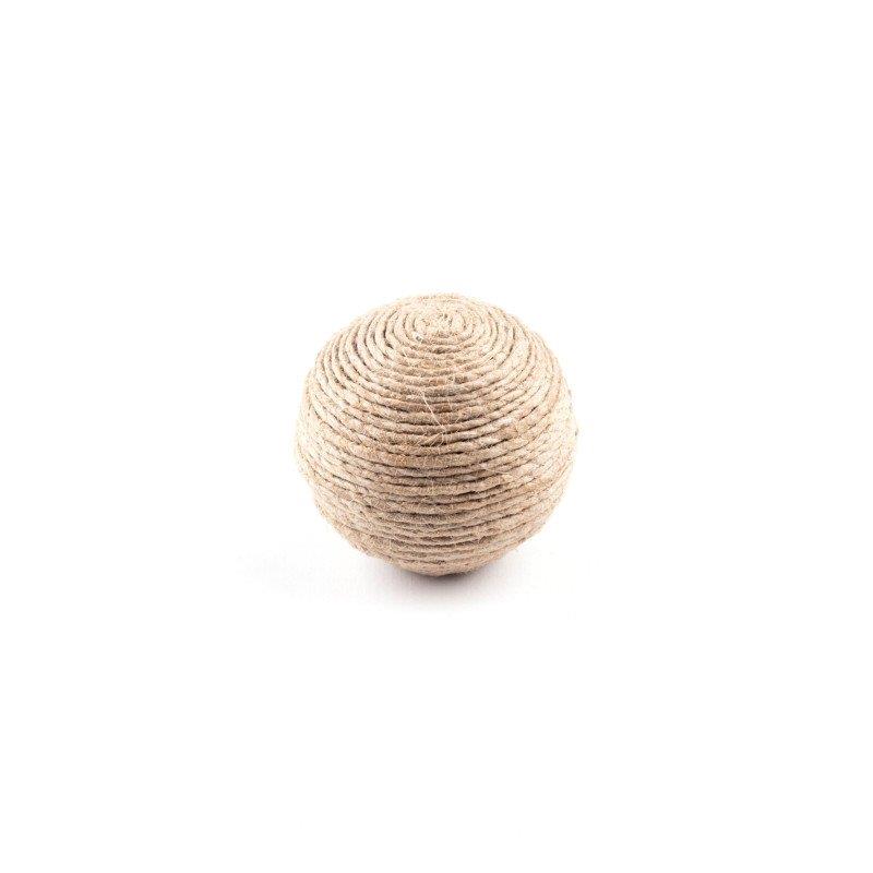 ROPE MATERIAL KNOB. WOODEN COLOR 41MM