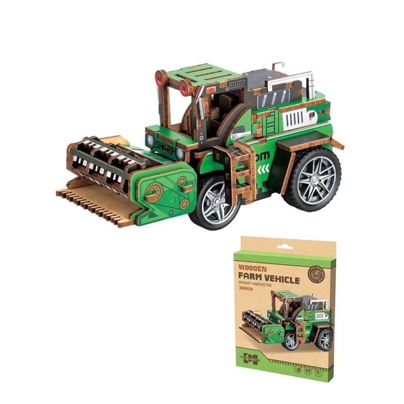 TOY WOODEN 3D PUZZLE WHEAT HARVEST