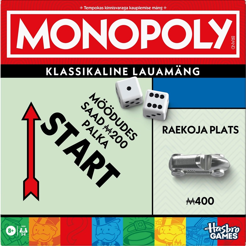 BOARD GAME MONOPOLY G0009EST (5010996302878) JOINEDIT94727691