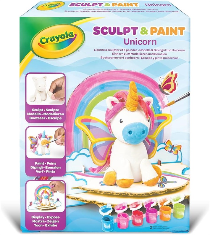 KIT DIY CRAYOLA SCULPPAINTUNICORN 4030103-1667 (0071662102593)